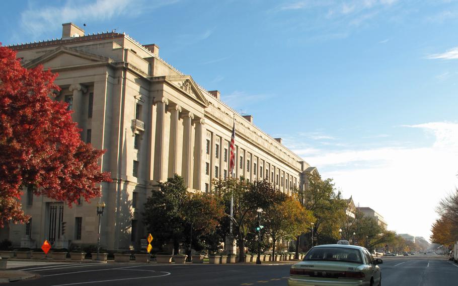 The Robert F. Kennedy Department of Justice Building.
