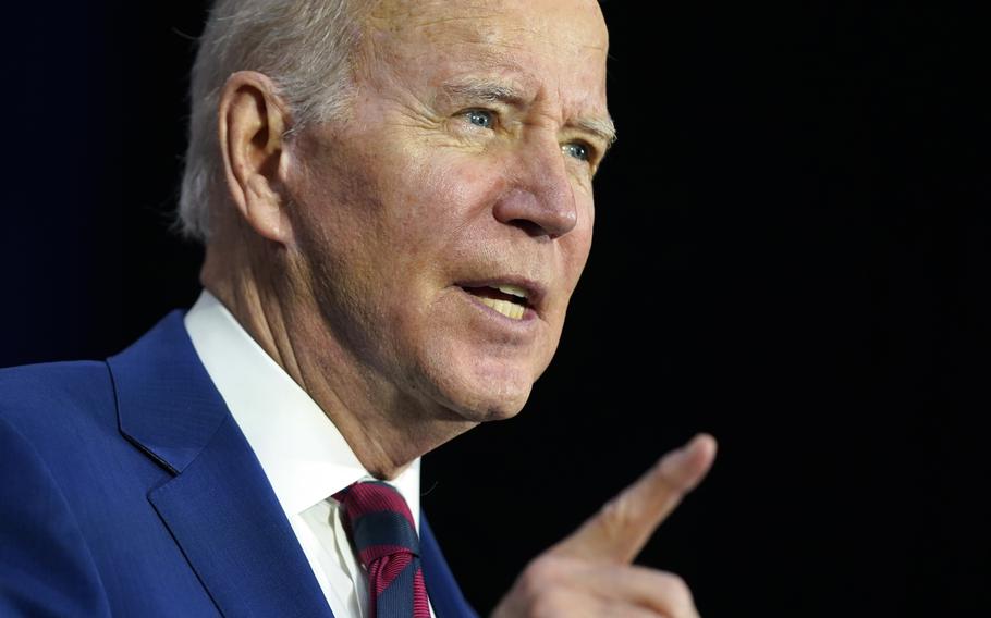 President Joe Biden speaks on efforts to reduce gun violence at The Boys & Girls Club of West San Gabriel Valley, Tuesday, March 14, 2023, in Monterey Park, Calif.