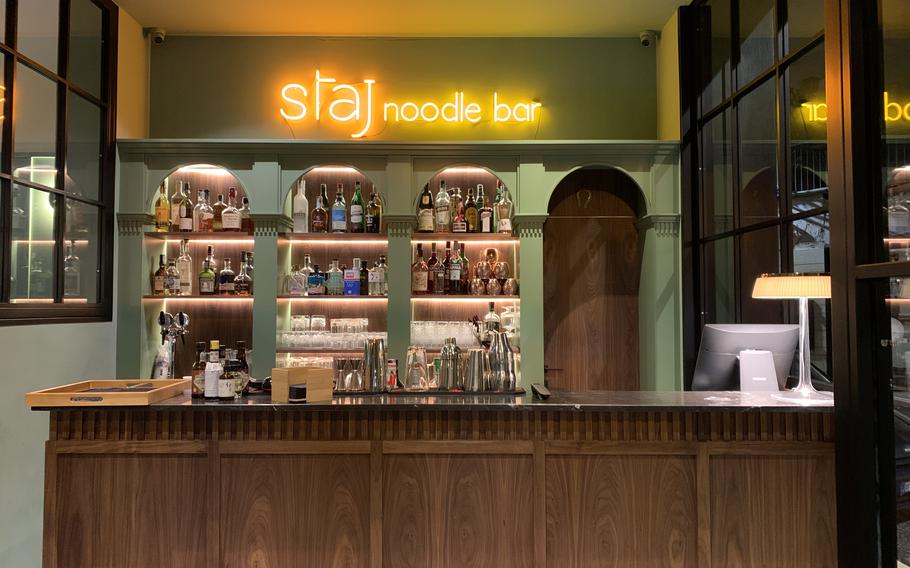Staj Noodle Bar in Naples' trendy Vomero neighborhood offers a minimalist vibe and Asian-inspired dishes for those who want a change from Italian fare. 