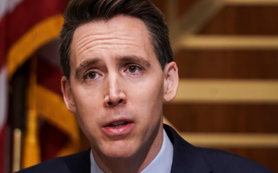 Sen. Josh Hawley, R-Mo., accepted an illegal campaign contribution, according to a new lawsuit. 