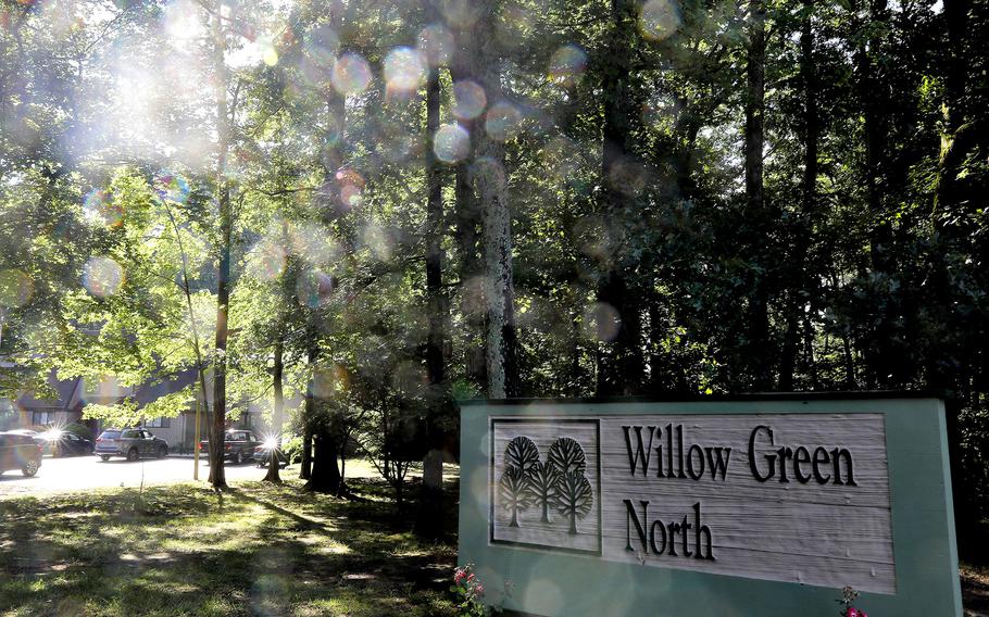 Townhomes in the Willow Green neighborhood of Newport News are seen Saturday, June 5, 2021.