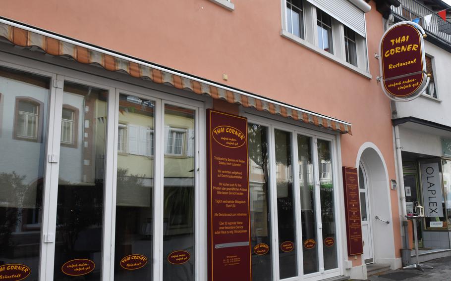 Thai Corner in Gruenstadt, Germany, is open six days a week for lunch and dinner.