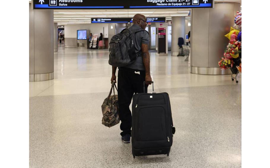 The first evacuation flight out of Cap-Haitien, Haiti, after the suspension of flights landed at Miami International Airport on March 17, 2024. Francius St. Alma of Miami was among the passengers.