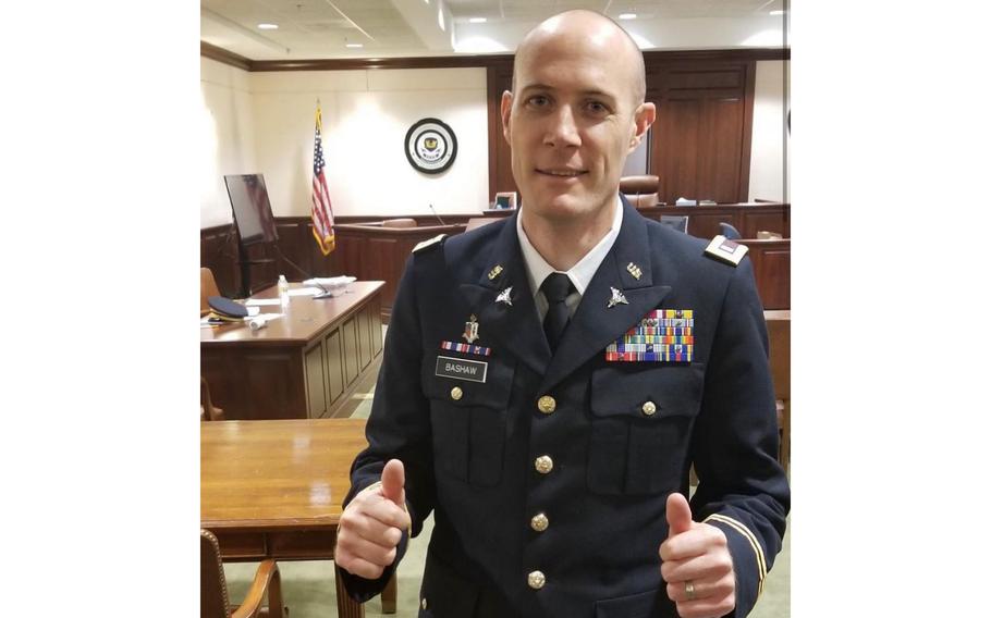 Army 1st Lt. Mark Bashaw, an entomologist, was found guilty in a court-martial Friday of failing to follow orders meant to prevent the spread of coronavirus at Aberdeen Proving Ground, Md. Col. Robert Cohen, the judge in the case, did not issue punishment. 