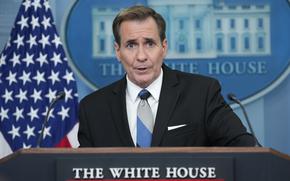 National Security Council spokesman John Kirby speaks during the daily briefing at the White House in Washington on May 28, 2024.