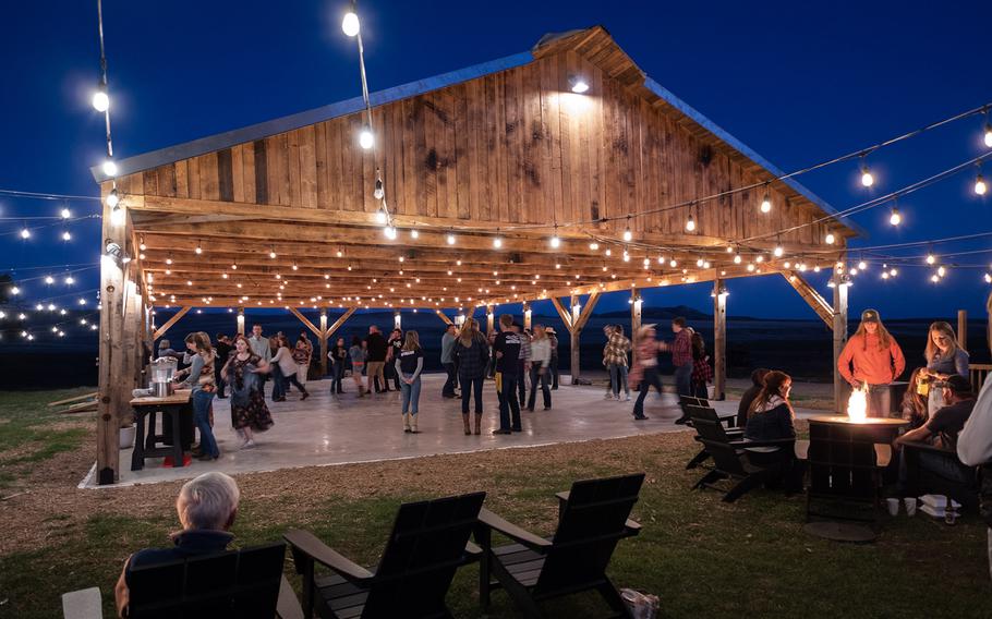 A night of line dancing at TA Ranch. 