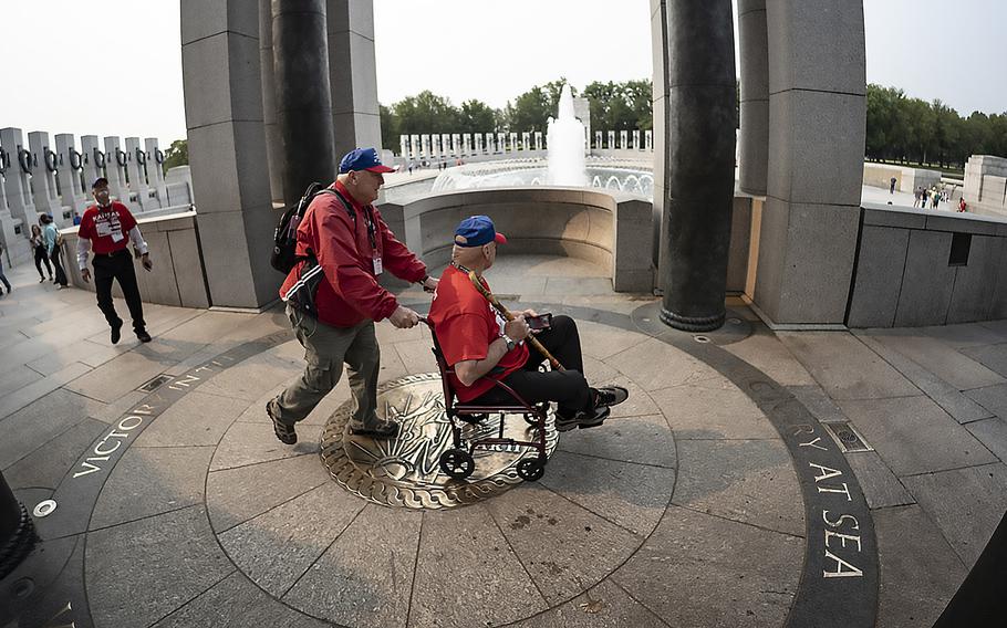 sample remembrance day speech Participants in an Honor Flight from Kansas tour the National World War II Memorial in Washington, D.C., on the 79th anniversary of the start of the D-Day invasion, Tuesday, June 6, 2023.