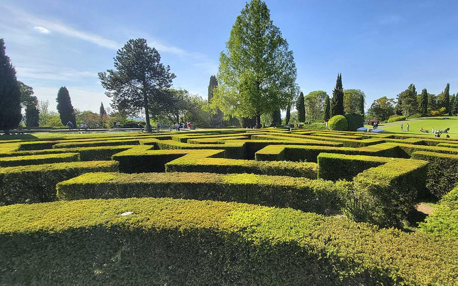 The maze inside the Garden Park Sigurta, near Verona, Italy, opened in 2011. Visitors can make their way around hedges made up of around 1,500 yew trees. The paths wind their way among tall evergreens on a footprint of almost 27,000 square feet. 