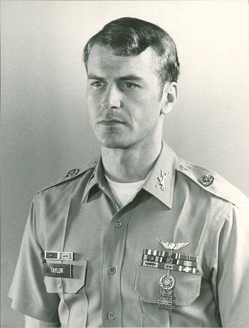 Larry Taylor, in an undated photo, served in the Army from 1967-1971. He will receive the Medal of Honor next Tuesday for his actions on June 18, 1968, when he rescued a four-man reconnaissance team during the Vietnam War. 