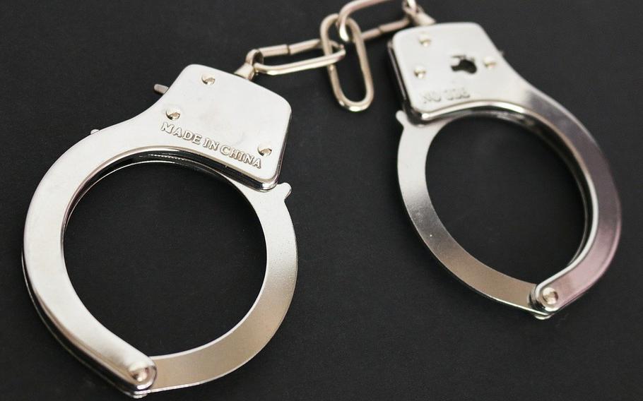 A set of handcuffs.