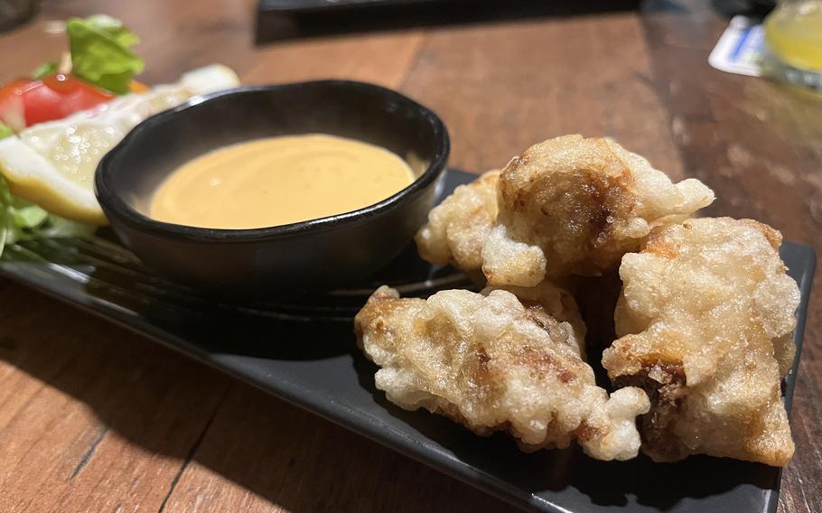 My kids raved about the tori karaage, or Japanese-style fried chicken, at Kaiza in Weiden, Germany, on June 14, 2024. 