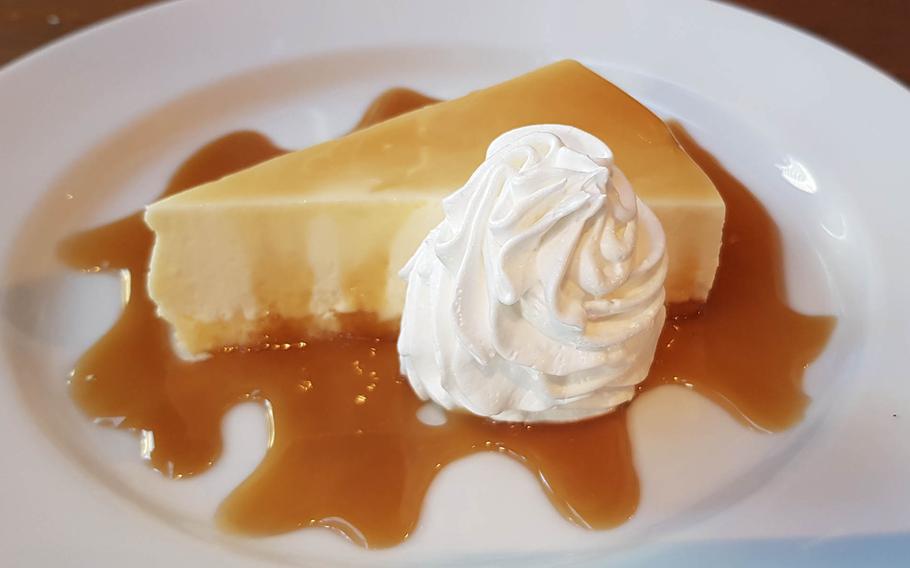 The caramel cheesecake from Midtown BBQ in Nagoya, Japan. 