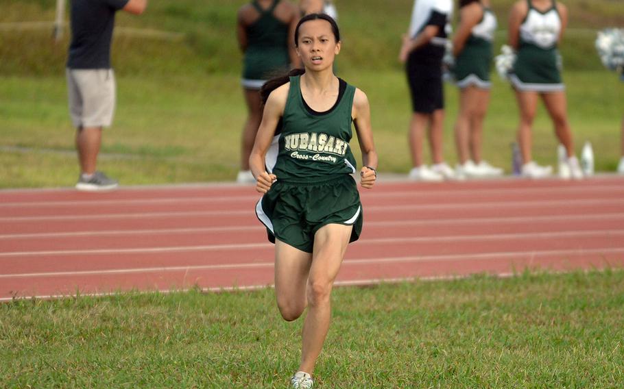 Junior Makayla Saeteurn has gone unbeaten during Okinawa's regular season and holds the second-fastest time among DODEA-Pacific runners.