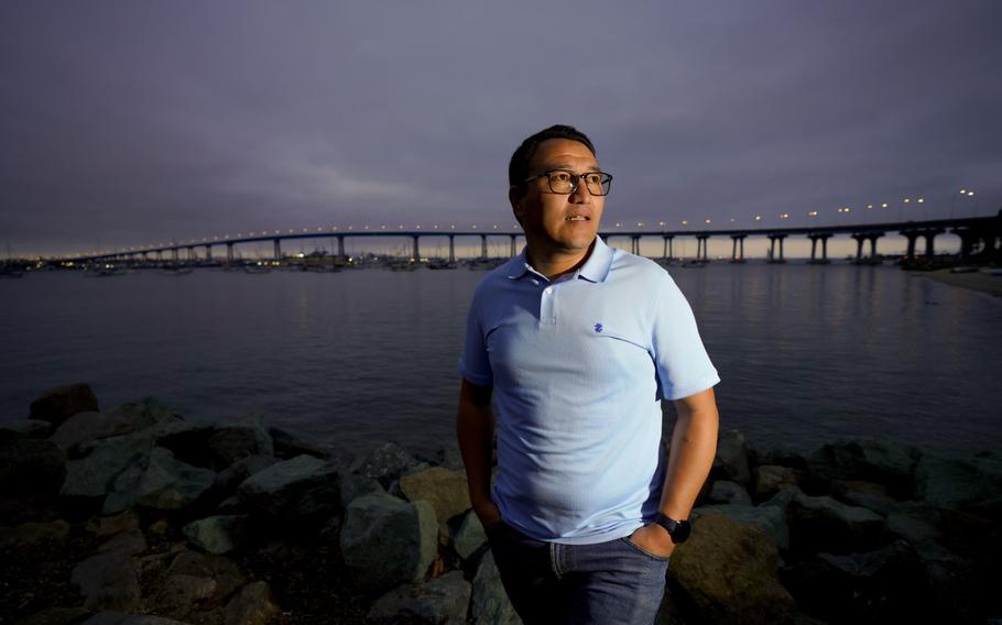 Rahmat Mokhtar, 34, hopes to soon become a U.S. citizen. Mokhtar worked as translator for the U.S. Army and Marines. In 2016 his visa to travel to the U.S. was approved, and he soon arrived in El Cajon, Calif.