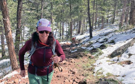 The author hikes in Boulder, Colo. MUST CREDIT: Photo for The Washington Post