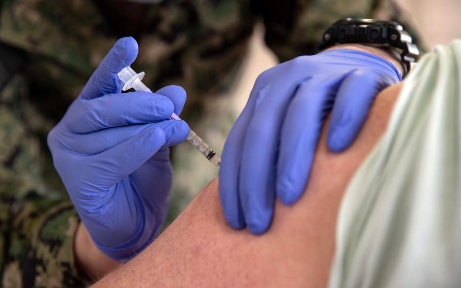 More than 87% of Reserve sailors have been vaccinated as of Nov. 24, 2021, according to Navy statistics. 