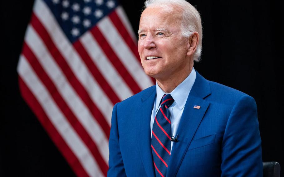 The first portrait of Joe Biden as president of the United States.