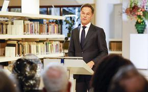 Dutch Prime Minister Mark Rutte addresses a speech on the Netherlands' involvement in slavery, in the National Archives in The Hague, on Dec. 19, 2022. Ukrainian President Volodymyr Zelenskyy and Rutte on Friday, March 1, 2024, signed a bilateral security agreement that includes the donation of patrol boats and other watercraft.