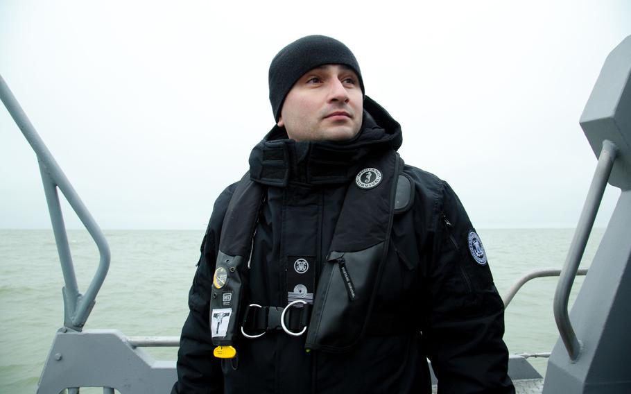 Lt. Cmdr. Volodymyr Yarovyi, acting deputy chief of staff of the Maritime Border Guard. 