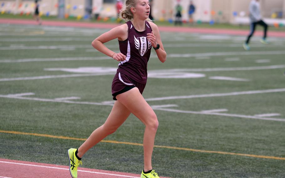 Matthew C. Perry's Jane Williams completed a sweep of the 800, 1,600 and 3,200 in the Far East meet.