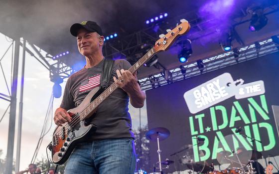 The Gary Sinise Foundation’s Lt Dan Band plays The Villages, Florida on October 27, 2019.