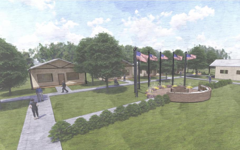 Neighbors and others in Mishawaka, Ind., say they support the idea of helping homeless veterans get back on their feet by providing them a tiny home in a village that would also offer mental health, job search and other services. Just not near them.