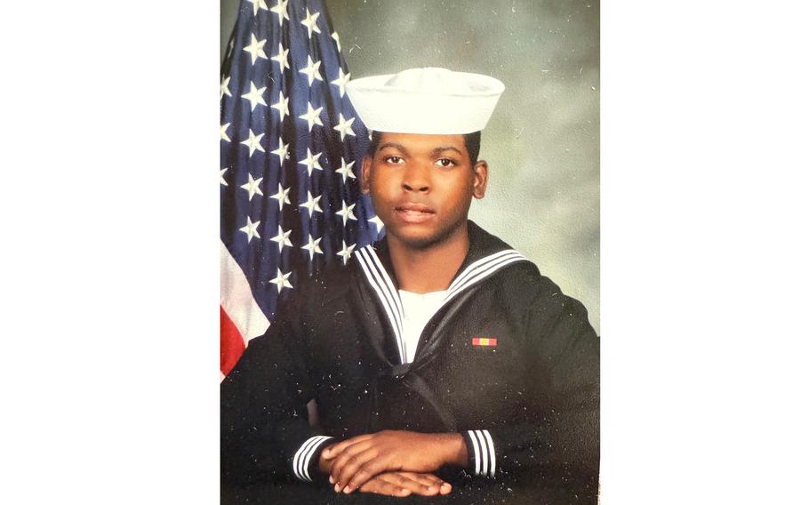 An official photo of a sailor
