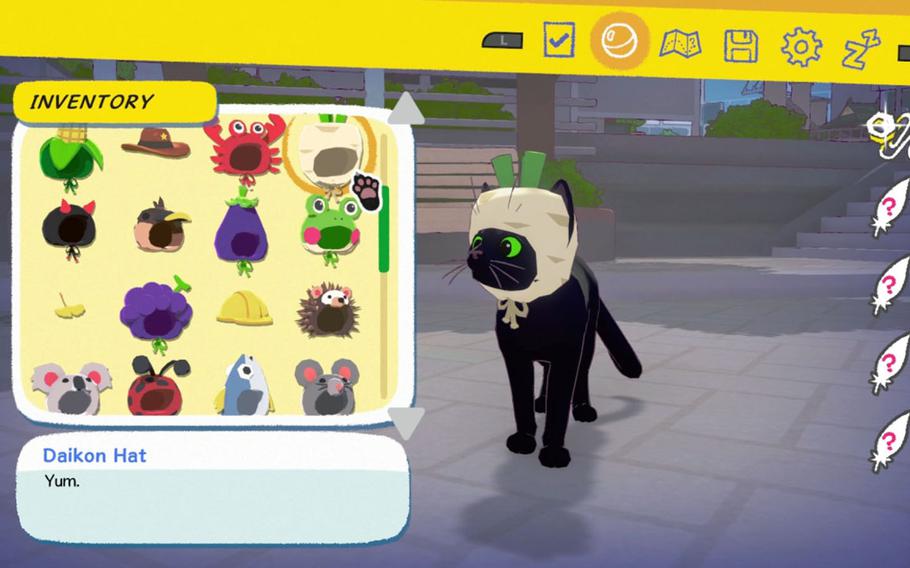 Players will find capsules scattered throughout the world and that holds costumes that the cat can wear in Little Kitty Big City. 