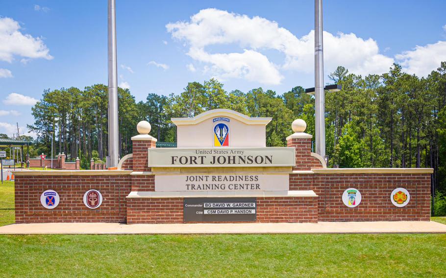 Fort Polk, La., was officially renamed Fort Johnson in a ceremony at the Army base on Tuesday, June 13, 2023.