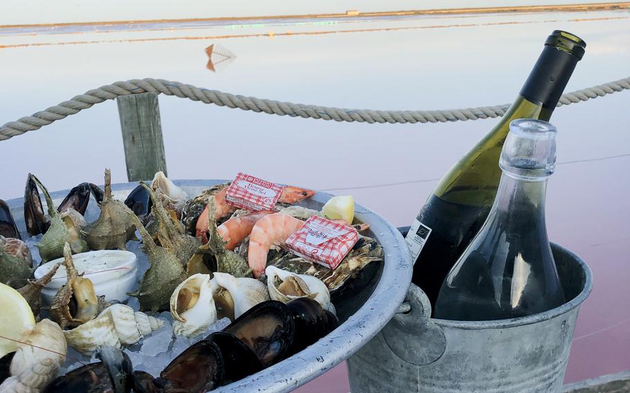 Dinner at La Cambuse du Saunier in front of the salt marsh in Gruissan is a must. Order l’assiette du Saunier for a medley of local shellfish, as well as the crisp white wine of the area. 