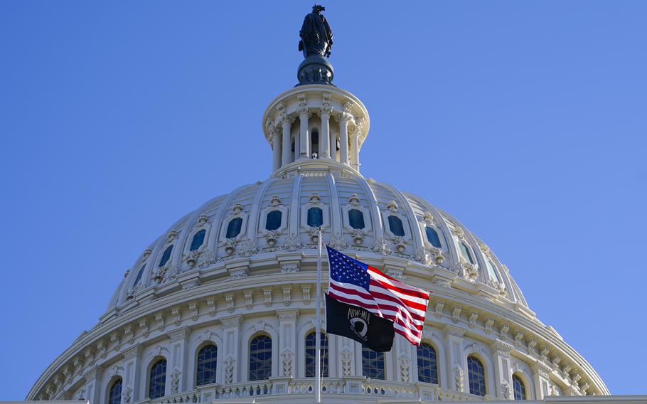 The U.S. Capitol as seen on Tuesday, Dec. 29, 2020, in Washington. (AP Photo/Pablo Martinez Monsivais)