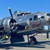 A vintage World War II bomber.
