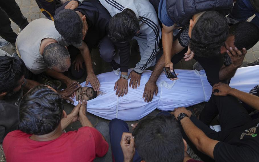 Someone who passed away being mourned.