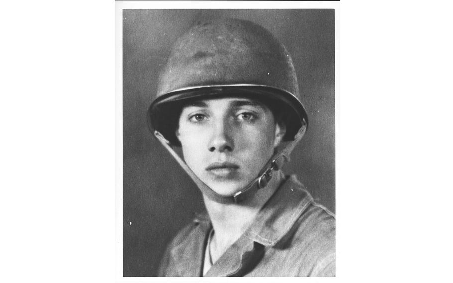 Bob Dole as a young soldier in an undated photo.