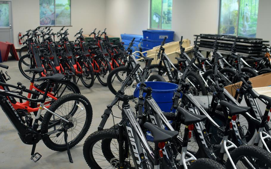 Tama Hills, a U.S. military recreation area in western Tokyo, acquired five electric mountain bikes in 2020, but recently spent $100,000 on about 30 more high-quality e-cycles sized for men, women and children.
