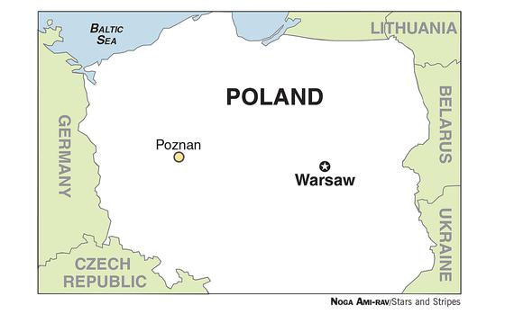 Locator map Poland