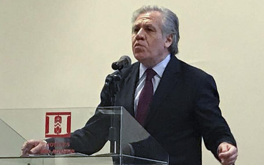 OAS Secretary General Luis Almagro. 