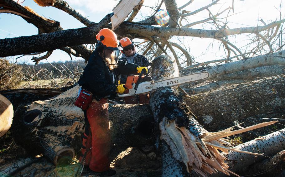 The effort was coordinated out of a forward operating base in Perdonia, Ky. The operation was dubbed Unbridled Spirit, which saw hundreds of “grayshirts” — the nickname for the T-shirt-clad volunteers who work for Team Rubicon — in Western Kentucky to assist with the recovery efforts.