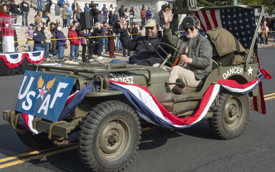 The National Veterans Day Parade on Sunday, Nov. 12, 2023.