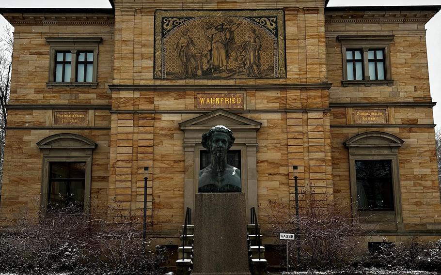 The composer Richard Wagner’s home still stands not far from the Hofgarten in Bayreuth, Germany.