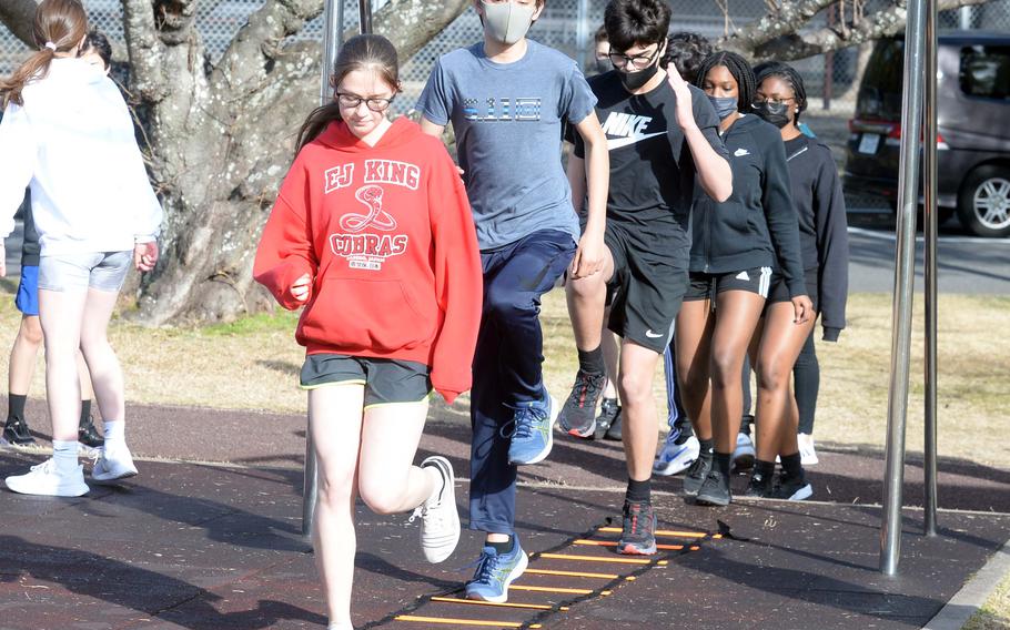 E.J. King wasn't going to have a track team, but enough interest was gauged and a coach, Yanica St. John, was appointed coach; 28 athletes came out for the first day of tryouts.