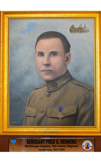 A portrait of Benning.