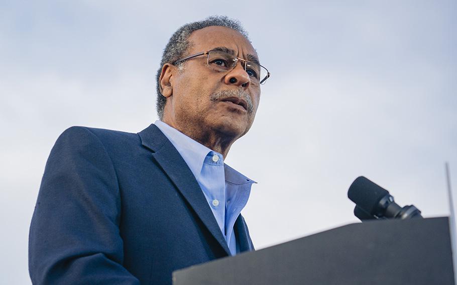 U.S. Rep. Emanuel Cleaver speaks during an event on March 7, 2020, in Kansas City, Missouri.