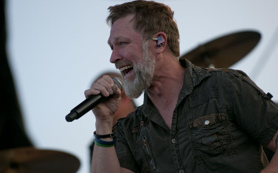 Craig Morgan, a country music artist, performs at BaseFEST, May 12 at Fort Bliss, Texas. 