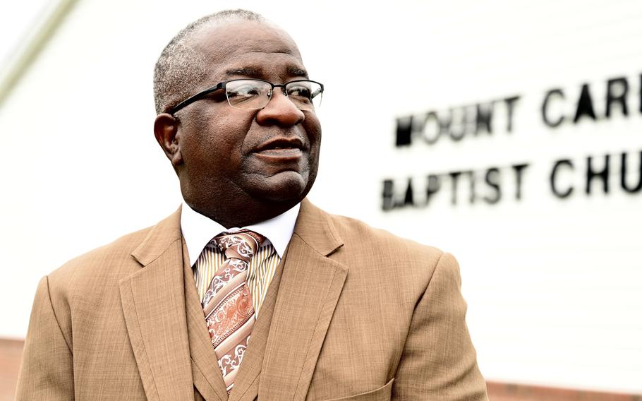 The Rev. Carroll L. Mills of Mount Carmel Baptist Church in Princess Anne, Md., says he's frustrated at the vaccine hesitancy in his community. 