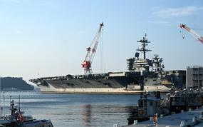 the aircraft carrier USS George Washington