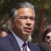 SANTA MONICA, CA - JULY 22, 2022 - - California Attorney General Rob Bonta during a press conference in Santa Monica on July 22, 2022. Bonta today announced the arrest of Don Azul in connection with an alleged years-long scheme to defraud families with relatives who served in the military, as well as the University of California (UC) and California State University (CSU) systems. (Genaro Molina / Los Angeles Times)