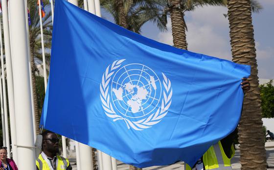 The United Nations said one of its employees was killed in Rafah while traveling in a vehicle marked with the U.N. flag.