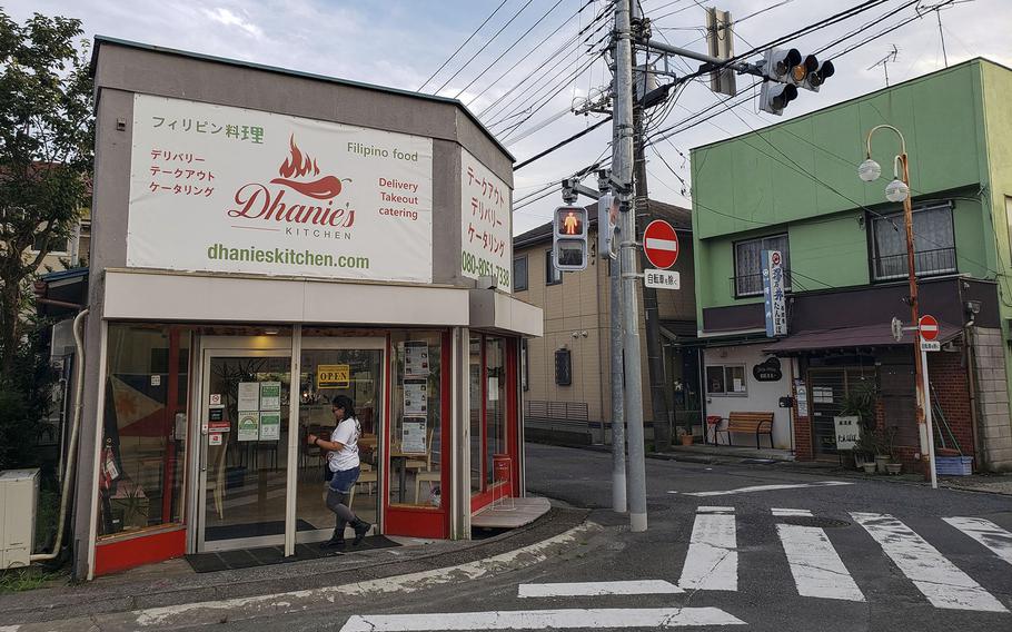 Tasty aromas waft from the corner where Dhanie’s Kitchen is located near an American-style bar and other small businesses, just a 15-minute drive from Yokota Air Base in western Tokyo.