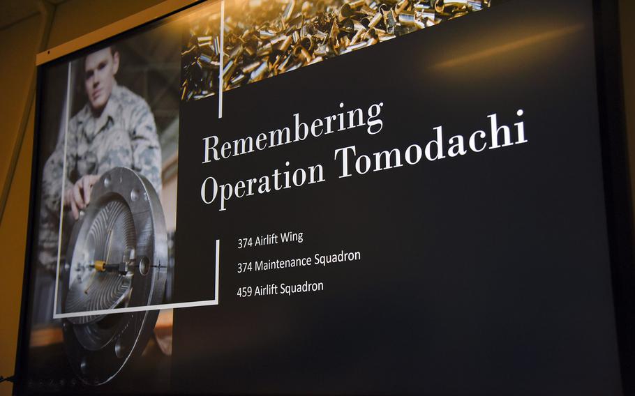 Yokota Air Base in western Tokyo recently arranged a media tour to recount its contributions to Operation Tomodachi, “a nationwide disaster relief effort.”